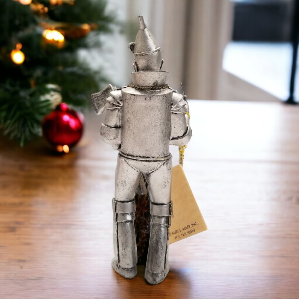Vintage 1998 Wizard of Oz Tin Man Figurine Kurt S Adler/Turner Ent. Collectible - Picture 4 of 14